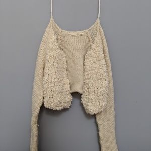 Sleeping on Snow Winter White Wool Cardigan